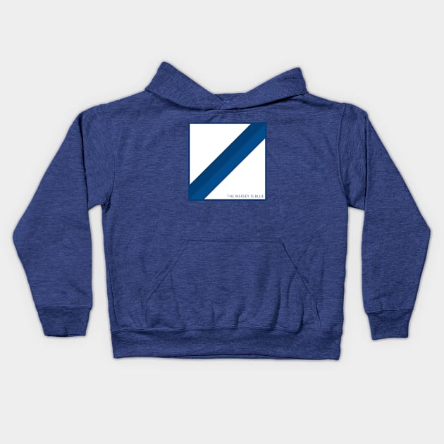 The Mersey is Blue Kids Hoodie by Confusion101